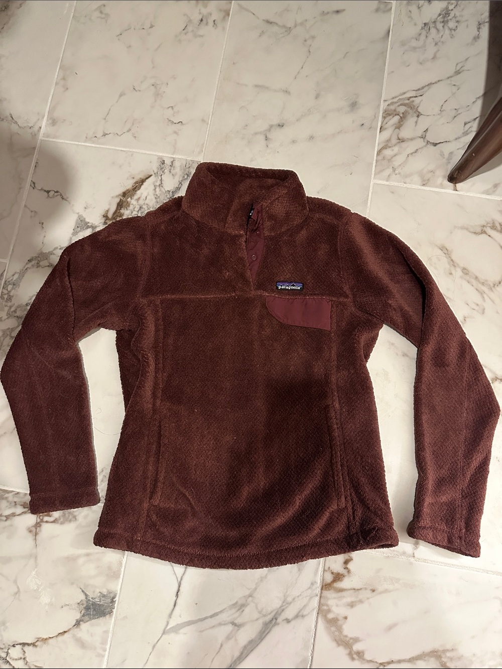 Patagonia Women’s Rust Brown Re-Tool Fleece Pullover